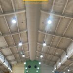 竹山延平國小，大禮堂高壓水銀燈，整改為拓普LED高效節能燈